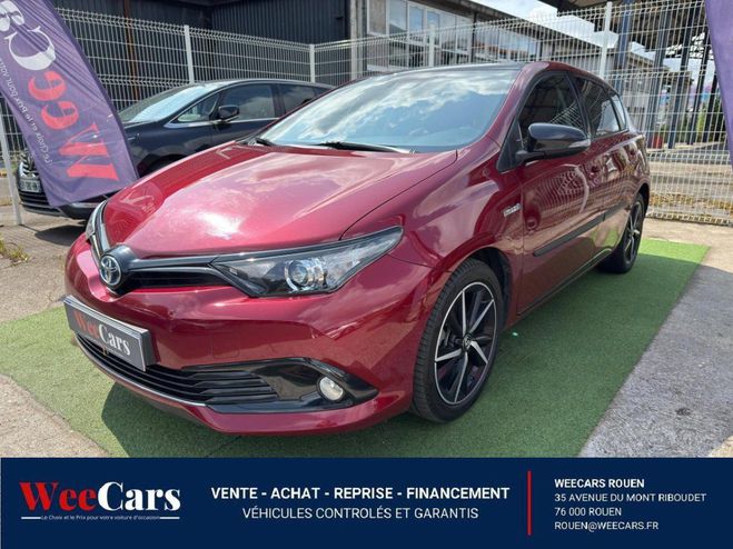Toyota Auris 1.8 HSD 136H FULL-HYBRID COLLECTION RC18 ROUGE ALLURE NACRE de 2017