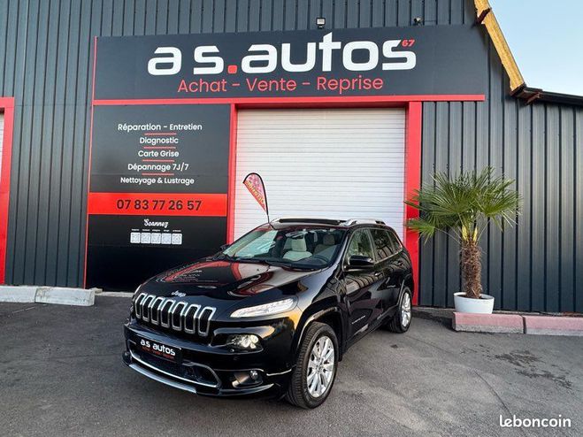 Jeep Cherokee 2.2 CRD 4wD 200cv Bote auto Overland to Noir de 2017