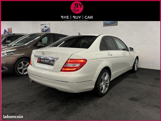Mercedes Classe C 1.8 200 cgi 185 blueefficiency avantgard Blanc de 2012