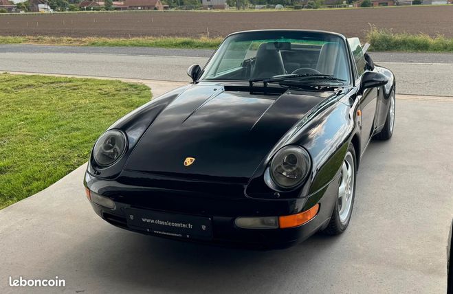 Porsche 911 993 Carrera 2 Cabriolet Noir de 1995