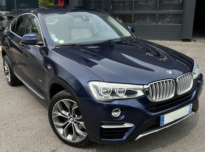 BMW X4 F26 XLINE 35D 3.0 6 CYLINDRES 313 Cv INT Bleu de 2016