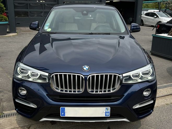 BMW X4 F26 XLINE 35D 3.0 6 CYLINDRES 313 Cv INT Bleu de 2016
