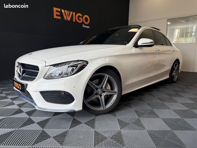 Mercedes Classe C 2.2L 200d CDI 136ch AMG 7G-TRONIC BVA To Blanc de 2016