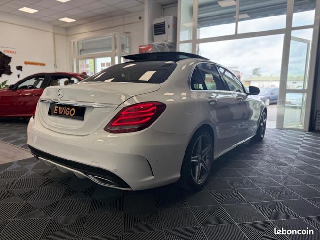 Mercedes Classe C 2.2L 200d CDI 136ch AMG 7G-TRONIC BVA To Blanc de 2016
