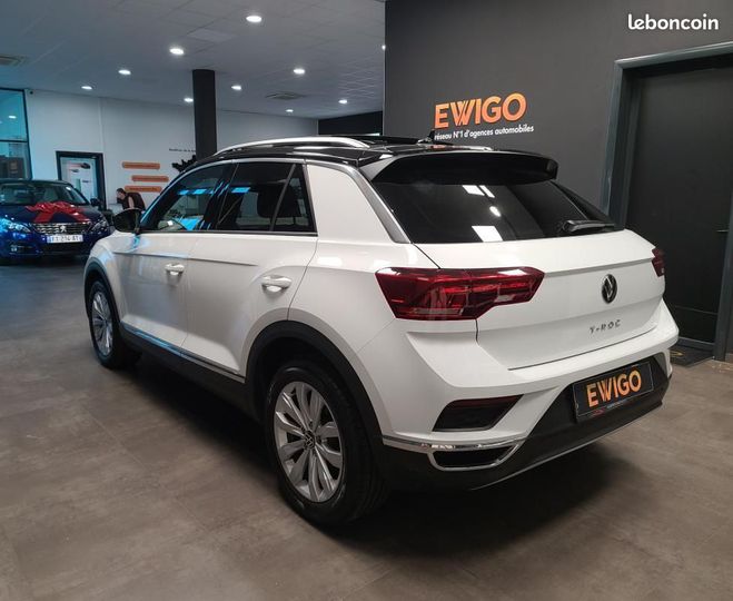 Volkswagen T Roc 1.5 TSI 150ch SPORT DSG7 Toit ouvrant Blanc de 2021