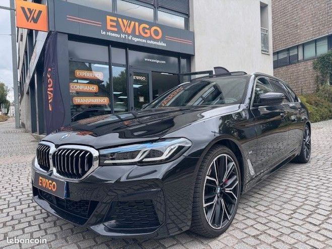 BMW Serie 5 TOURING 2.0 190 M SPORT XDRIVE MEHV BVA Noir de 2020