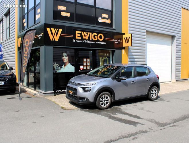 Citroen C3 III 1.5 BlueHDi 100 ch FEEL BUSINESS S&S Gris de 2021