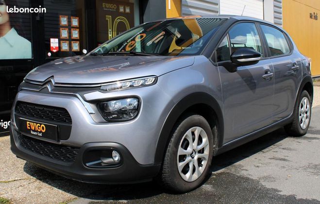 Citroen C3 III 1.5 BlueHDi 100 ch FEEL BUSINESS S&S Gris de 2021
