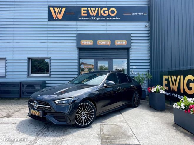 Mercedes Classe C 205ch HYBRID AMG LINE- Toit ouvrant Gris de 2022