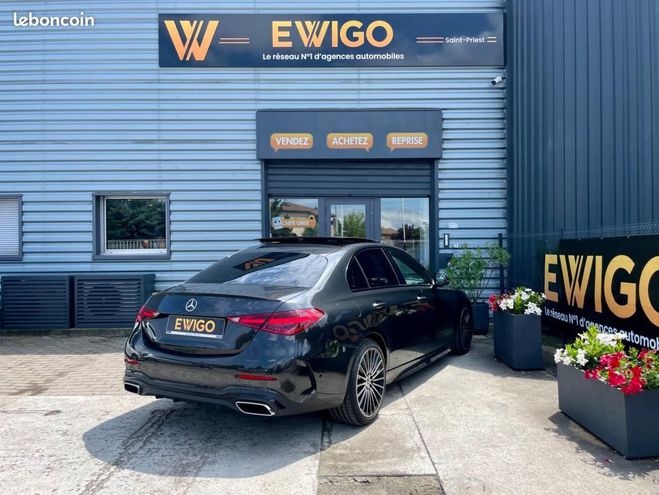 Mercedes Classe C 205ch HYBRID AMG LINE- Toit ouvrant Gris de 2022