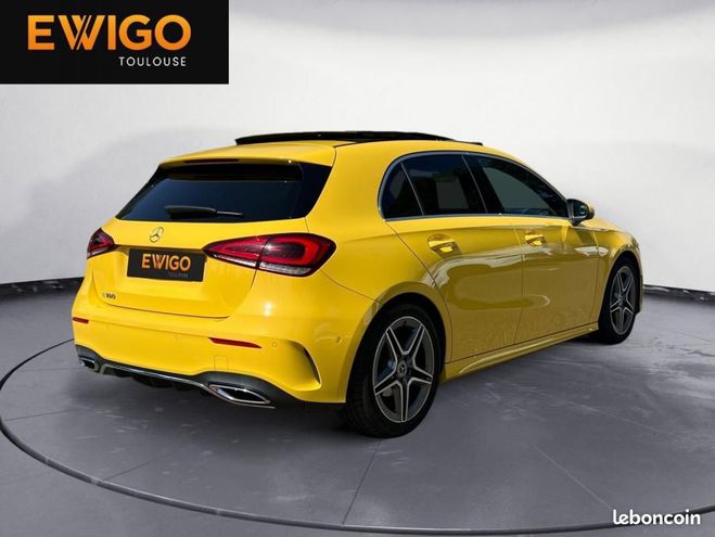 Mercedes Classe A 1.3 180 135 CH AMG LINE 7G-DCT Jaune de 2019