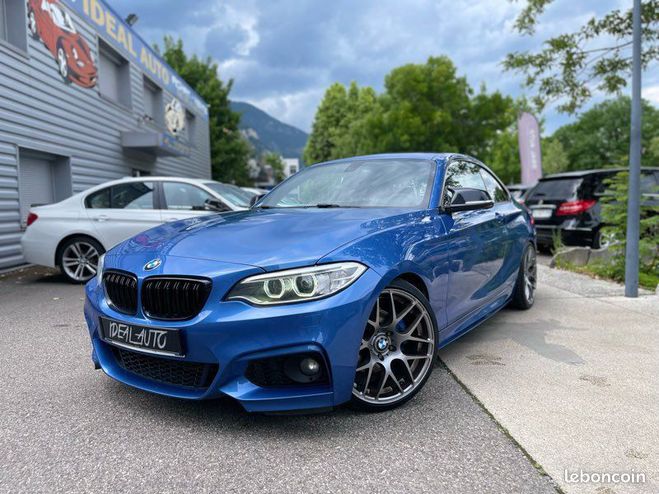 BMW Serie 2 Coupe F22 220iA 184ch M Sport Performanc Bleu de 2015