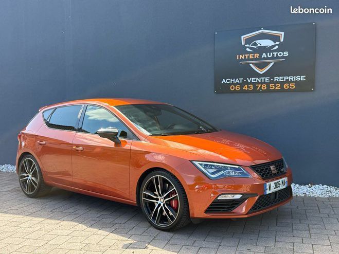 Seat Leon CUPRA 300CH Cockpit Orange de 2018