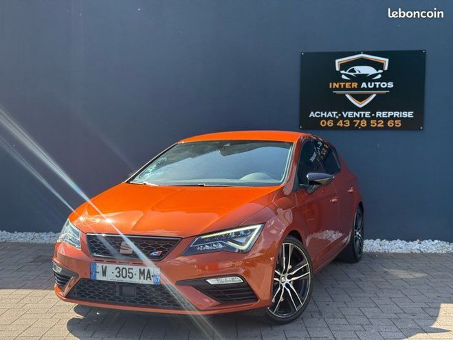 Seat Leon CUPRA 300CH Cockpit Orange de 2018