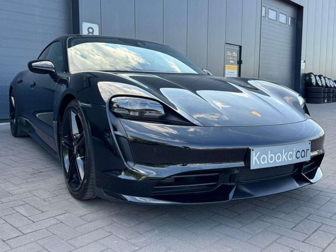 Porsche Taycan 93.4 kWh Turbo -- VEHICULE BELGE CARNET Noir Mtallis de 
