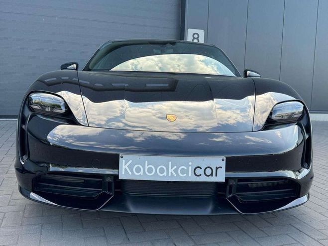 Porsche Taycan 93.4 kWh Turbo -- VEHICULE BELGE CARNET Noir Mtallis de 