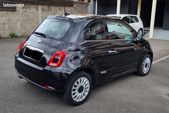 Fiat 500 1.2 lounge 69cv Noir de 2020
