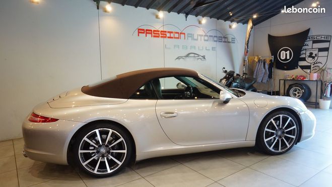 Porsche 911 991 Carrera 2 cabriolet, 3.4litres-350ch Gris de 2012