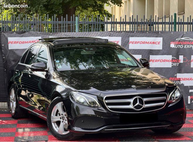 Mercedes Classe E E220 executive 9G-TRONIC anne 03-2018 7 Noir de 2018
