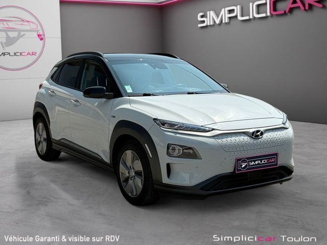 Hyundai Kona ELECTRIC 64 kWh - 204 ch Executive GARAN Blanc de 2021