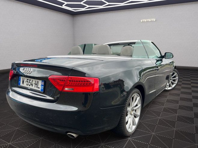 Audi A5 CABRIOLET 3.0 V6 TDI 204 AMBITION LUXE C Noir de 2011