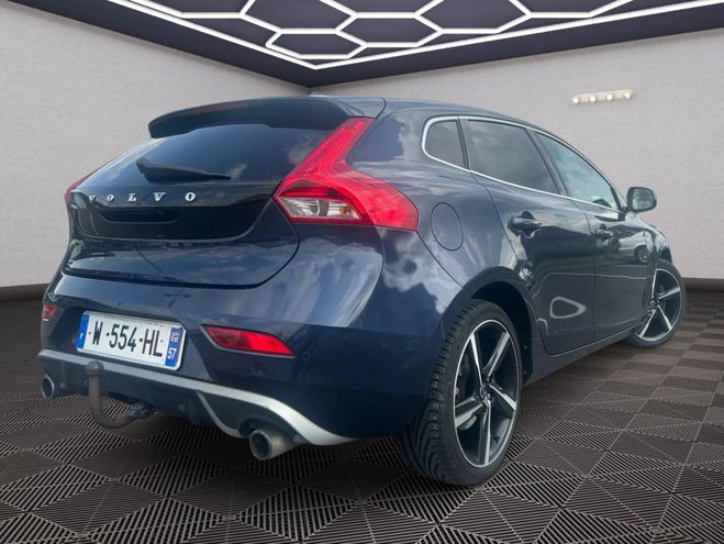 Volvo V40 D2 115 GTRONIC R-Design Cuir GPS Bleu de 2013