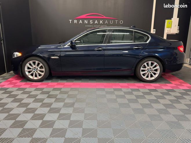 BMW Serie 5 F10 535i 306ch Luxe SECONDE MAIN SUIVI C Bleu de 2010