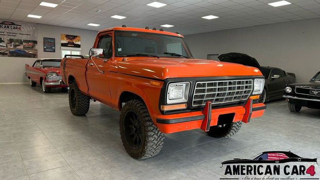 Ford F100 V8 360ci - 1975 Orange de 1975