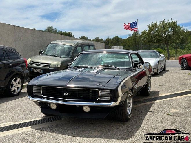 Chevrolet Camaro SS 1969 - 396ci - Boite mca - Pack RS Noir de 1969