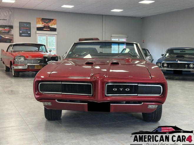 Pontiac GTO Cabriolet - V8 400HO Rouge de 1968