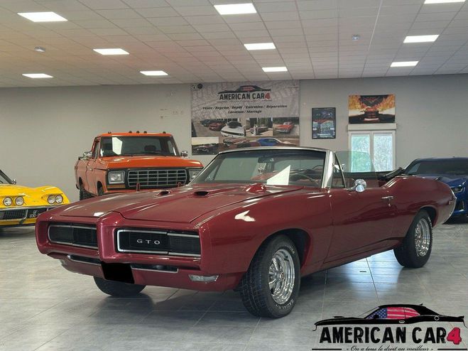 Pontiac GTO Cabriolet - V8 400HO Rouge de 1968