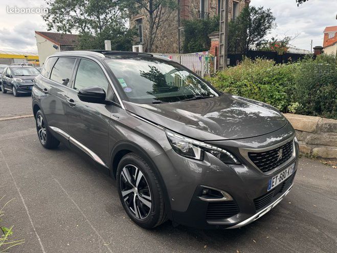Peugeot 5008 GT-line 1.6 THP 165cv 7place garantie Gris de 2018