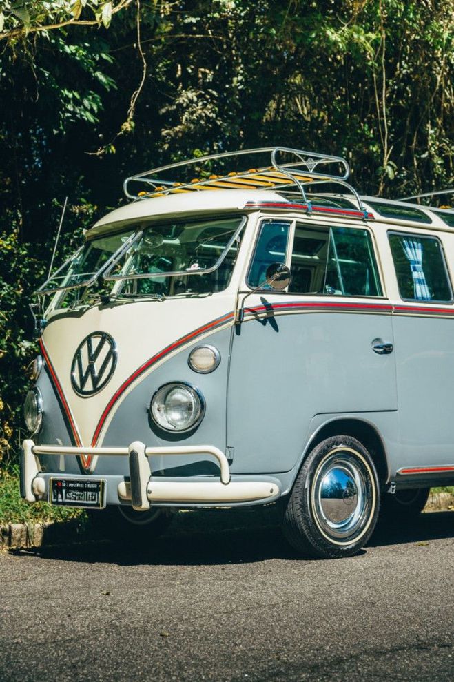 Volkswagen Combi T1 Replica Samba 23 Fentres restauratio Gris de 1967