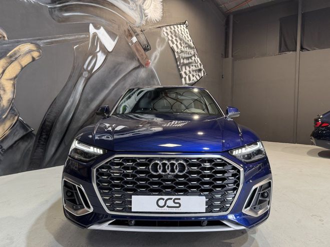 Audi Q5 Sportback 55 TFSI E 367 S LINE Bleu de 2021