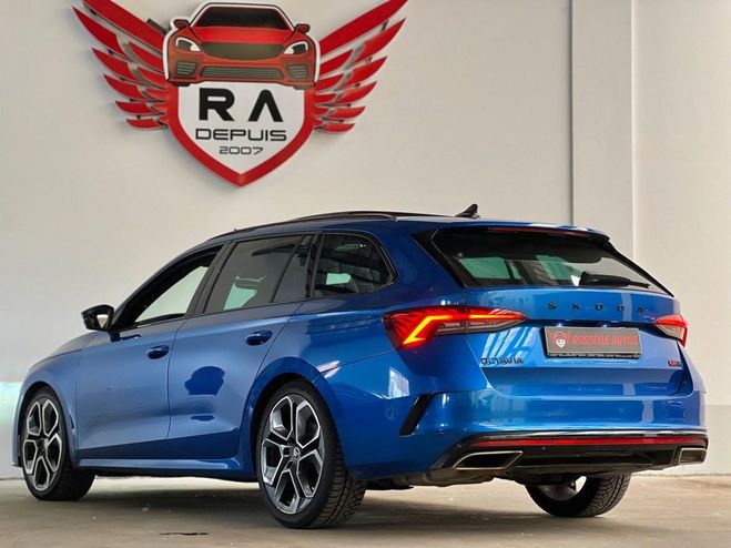 Skoda Octavia RS 2.0 TDI 200 4X4 DSG7 SW Bleu Fonc Mtallis de 2021