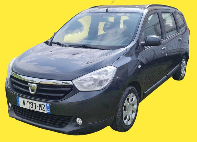 Dacia Lodgy 7 Places - 1.6 MPI - 85ch 8V (6 cv) - BV Gris Fonc de 2012