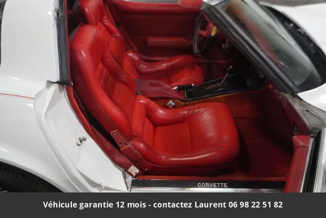 Chevrolet Corvette C3 l48 v8 1979 tout compris Blanc de 1979