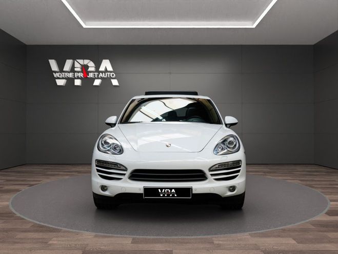 Porsche Cayenne 3.0 D 245ch  Tiptronic S Toit panoramiq Blanc de 2012