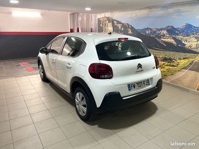 Citroen C3 III 1.5 HDi 100ch 5 PLACES TVA Rcuprab Blanc de 2020