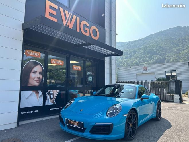 Porsche 911 COUPE 991 3.0 370CH CARRERA 4   APPLE CA Bleu de 2016