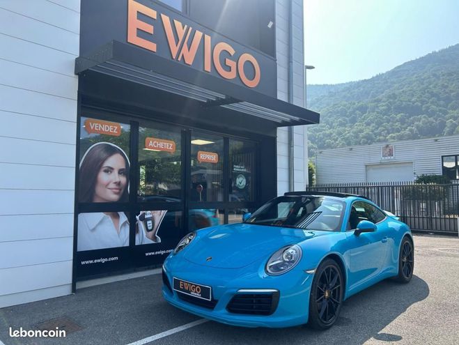Porsche 911 COUPE 991 3.0 370CH CARRERA 4   APPLE CA Bleu de 2016
