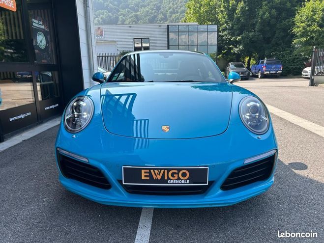 Porsche 911 COUPE 991 3.0 370CH CARRERA 4   APPLE CA Bleu de 2016