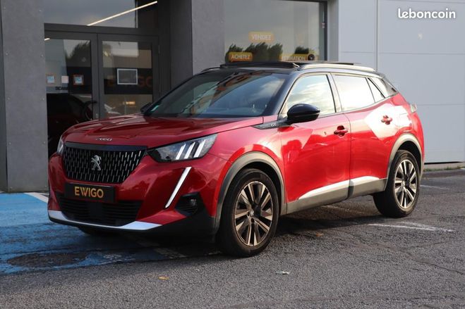 Peugeot 2008 1.5 BLUEHDI 130 GT PACK EAT BVA Rouge de 2022