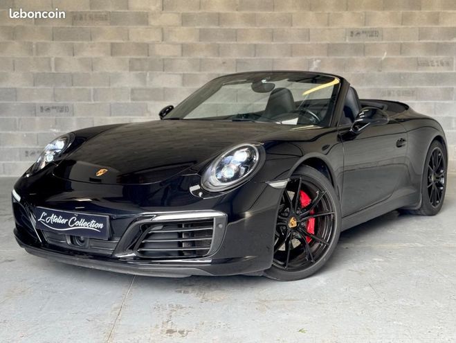 Porsche 911 Carrera S Cabriolet PDK type 991 phase 2 Noir de 2016