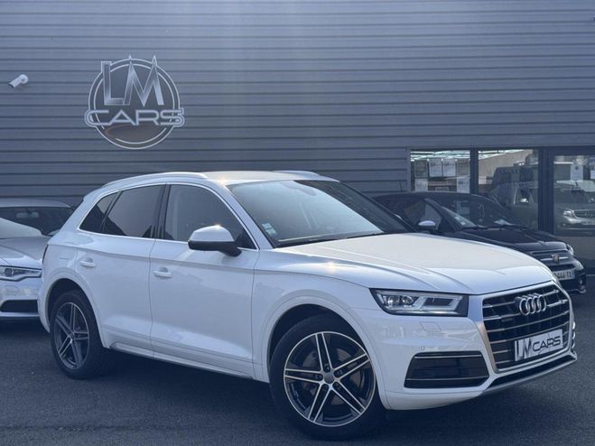 Audi Q5 Quattro 2.0 TDI - 190 - BV S-tronic Desi BLANC de 2017