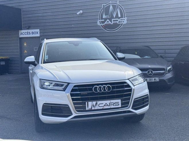 Audi Q5 Quattro 2.0 TDI - 190 - BV S-tronic Desi BLANC de 2017