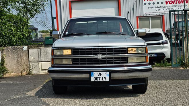 Chevrolet Silverado V8 5.7L Simple Cabine Benne Longue Gris mtal de 1993
