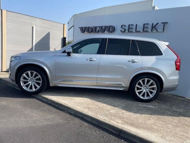 Volvo XC90 D5 AdBlue AWD 235ch Inscription Luxe Gea Argent lectrique de 2017