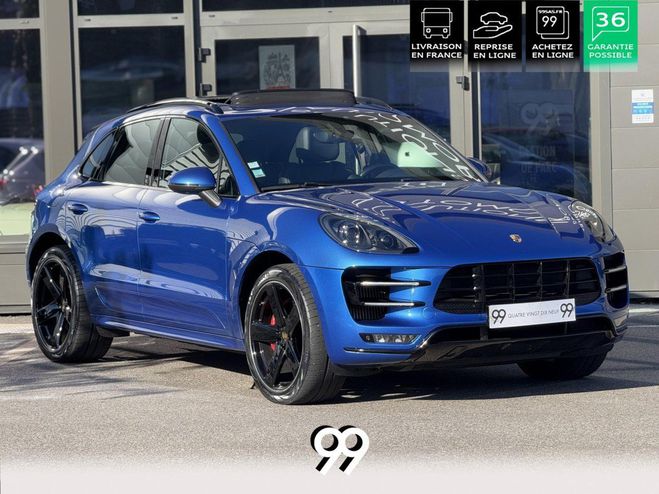 Porsche Macan TURBO 400CH CarPlay ECHAP SPORT TO CHRON BLEU FONCE de 2014