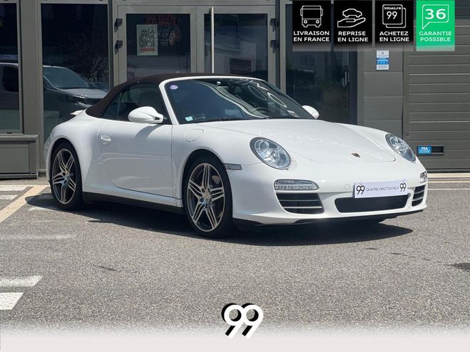 Porsche 911 Cabriolet 3.8i - BV PDK TYPE 997 II 2009 BLANC CARRARA de 2009